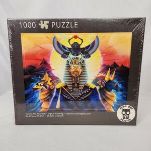 New Sealed Bone Owl Puzzles "Hail to the Pharaoh"‎ 1000 Pcs Puzzle